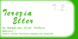 terezia eller business card