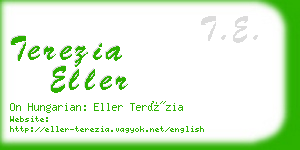 terezia eller business card